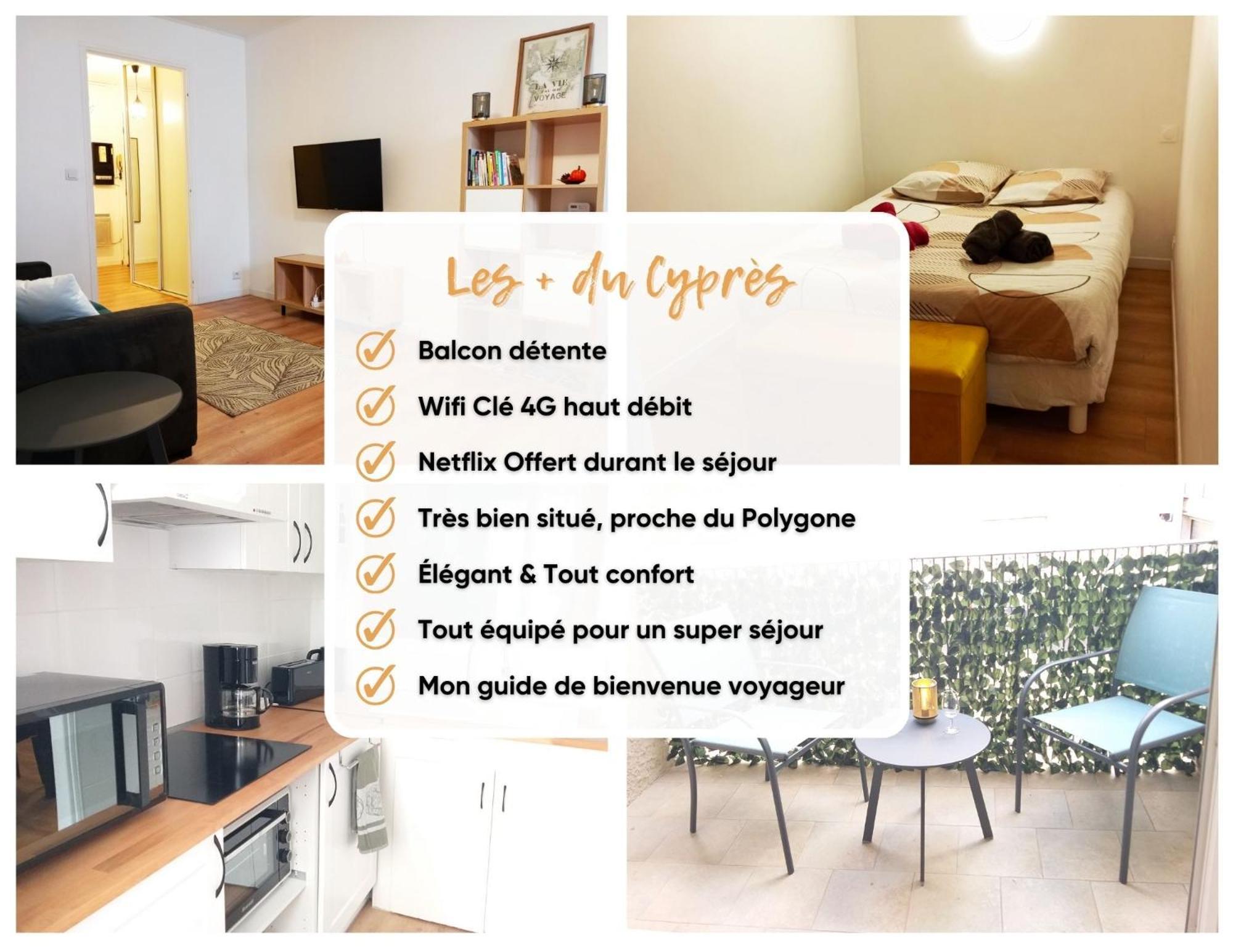 Le Cypres - Appartement Ideal Pour Vos Vacances Ou Vos Deplacements Professionnels A 贝济耶 外观 照片